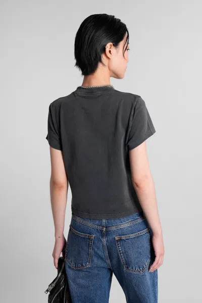 Alexander Wang T-shirt With Logo In Gray