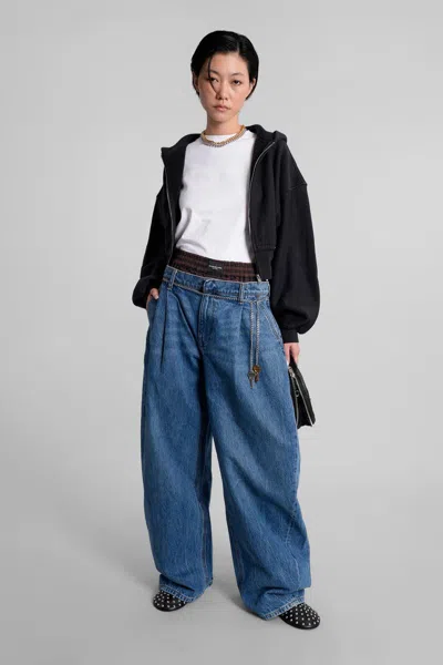 Alexander Wang Fitted Shrunken Tee With Classic Crew Neckline In White