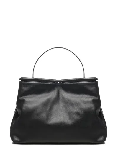 Coccinelle Ring-detail Top-handle Bag In Black
