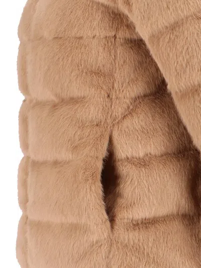 Herno Fur Coat In Brown