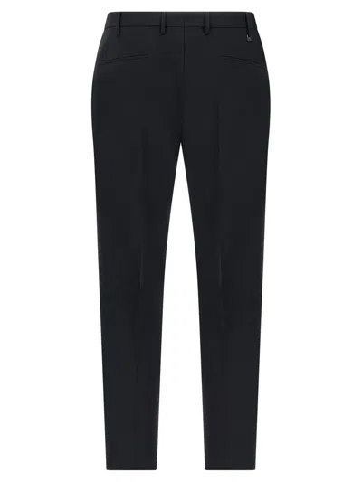 Pt Torino Man Pants Black Size 38 Cotton, Elastane In Black