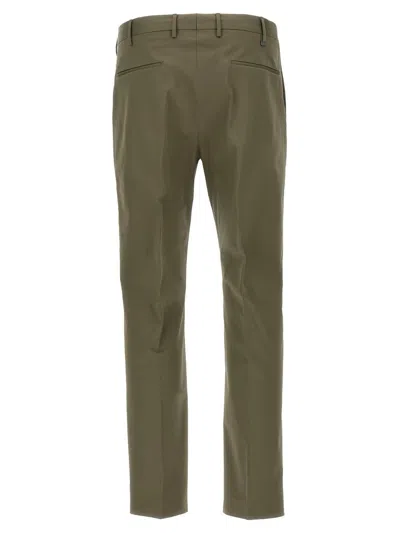 Pt Torino Cotton Blend Epsylon Pants In Brown