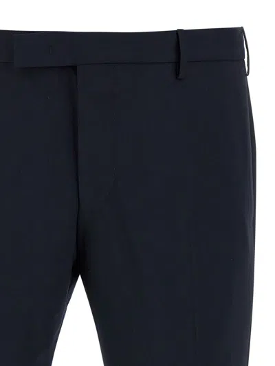 Pt Torino Dark Blue Dieci Pants In Black