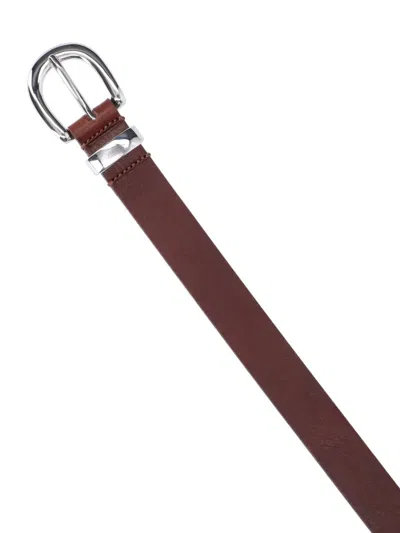 Sunflower Simple Belt In Brown