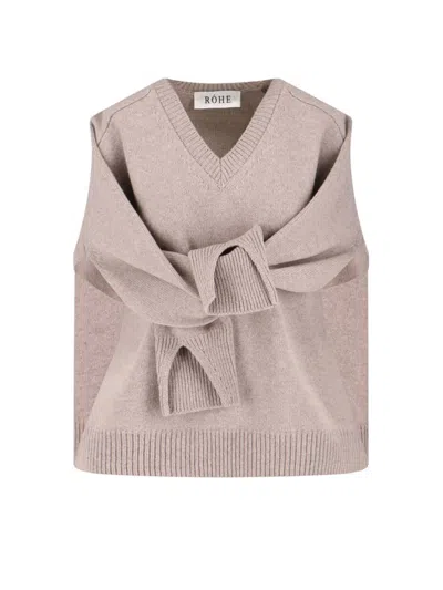 Rohe Wool And Cashmere Sweater In Neutral