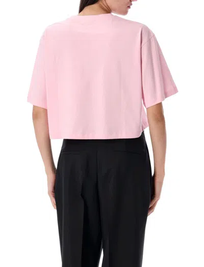 Balmain Cropped Tee Logo