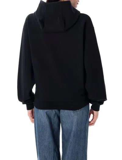 Coperni Horn Hoodie Kangaroo Pocket In Black