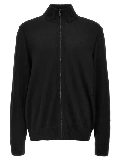 Hugo Boss 'balonso-l' Cardigan In Black