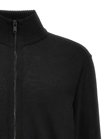 Hugo Boss 'balonso-l' Cardigan In Black