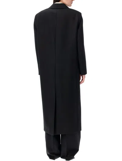 Rohe Shawl-lapels Coat In Black