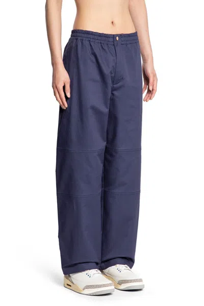 Moncler Genius Moncler X Gilga Farm Designed By Donald Glover Cotton Blend Trousers In Blue