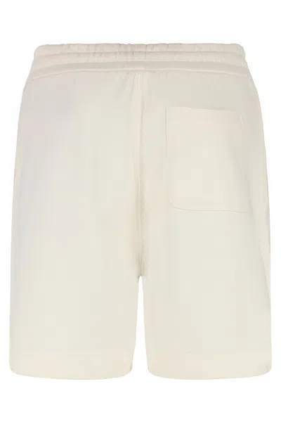 Moncler Genius Donald Glover Bermuda Shorts With Elastic Waistband In Neutral