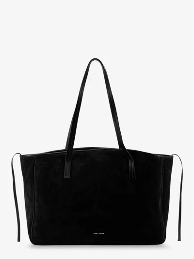 Manu Atelier Xl Du Jour Suede Shoulder Bag