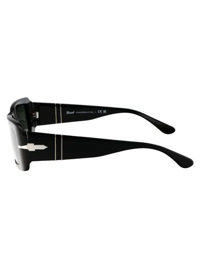 Persol Womens Black Po3332s Francis Rectangle-frame Acetate Sunglasses In Black