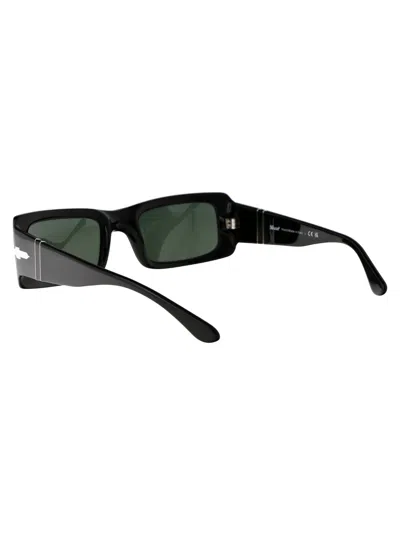 Persol Womens Black Po3332s Francis Rectangle-frame Acetate Sunglasses In Black