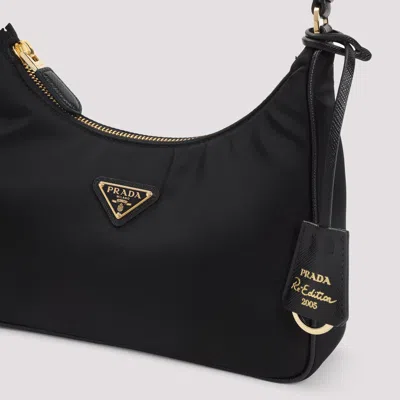 Prada Black Re-edition 2005 Handbag