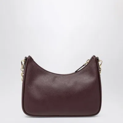 Prada Re-edition 2005 Burgundy Leather Bag Women