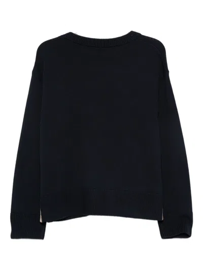 Ps By Paul Smith Ps Paul Smith Blue Polyester Wool Sweater