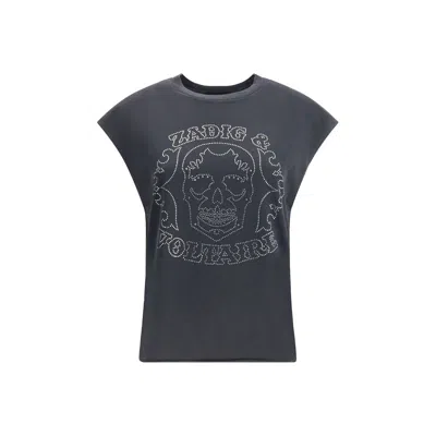 Zadig & Voltaire Skull Strass T-shirt