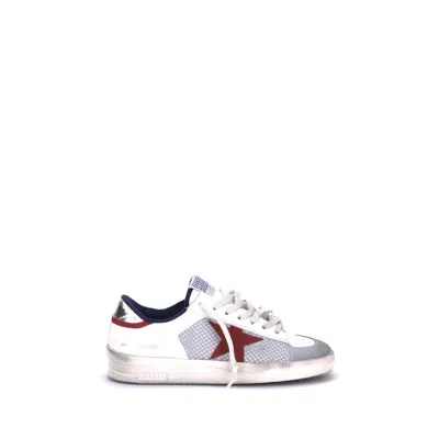 Golden Goose Men Leather Sneakers In Gray