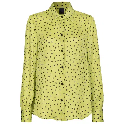 Pinko Polka Dot-print Long-sleeve Shirt