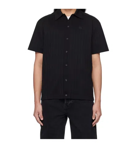 Filippa K Black Buttoned Shirt In Black