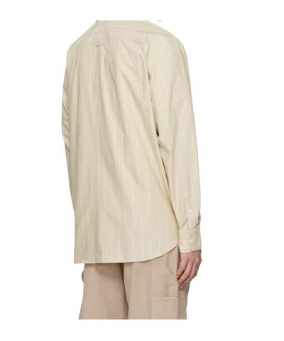Filippa K Striped Cotton Poplin Shirt In Neutral