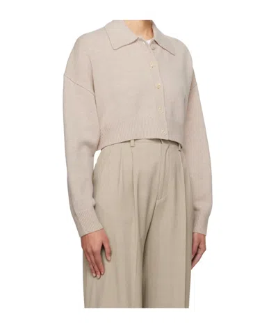 Filippa K Taupe Cropped Cardigan In Neutral