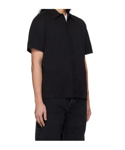 Filippa K Black Buttoned Shirt In Black