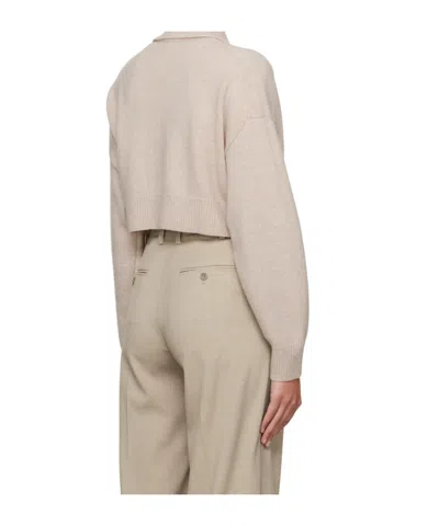 Filippa K Taupe Cropped Cardigan In Neutral