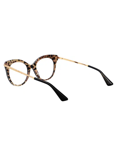 Dolce & Gabbana Dolce  Gabbana Eyewear Butterfly Frame Glasses