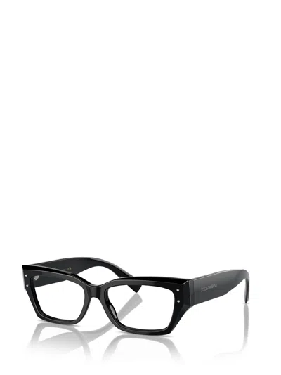 Dolce & Gabbana Dolce  Gabbana Eyewear Rectangular Frame Glasses