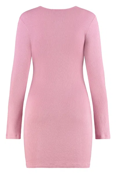 Sablyn Kelly Knitted Dress In Pink