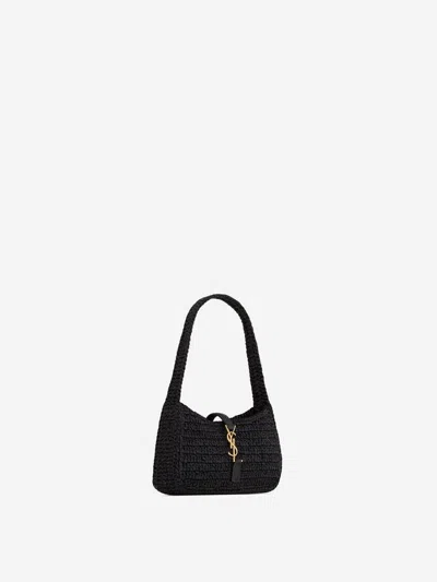 Saint Laurent Mini Hobo 5a7 Black Crochet