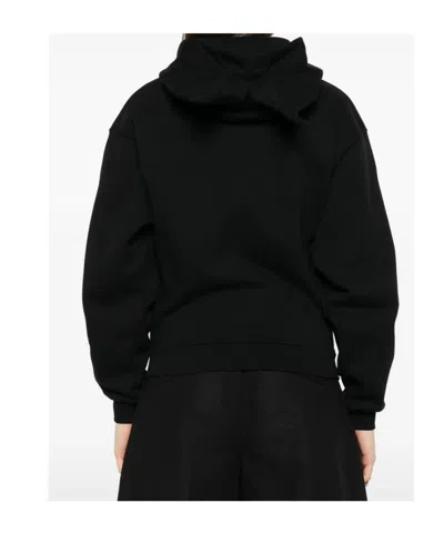 Coperni Black Disney Maleficent Zip Up Hoodie In Black