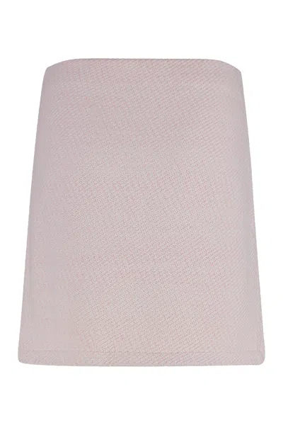 Self-portrait Knitted Mini Skirt