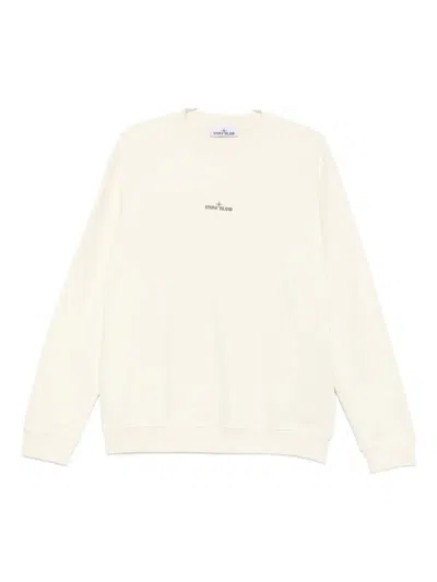 Stone Island Pure Cotton Clothing Sweaters In Neutral