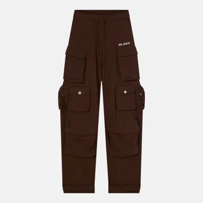 Attico Cargo Fern Pants In Burgundy