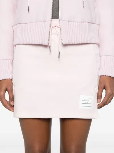Thom Browne 4bar Cotton Mini Skirt