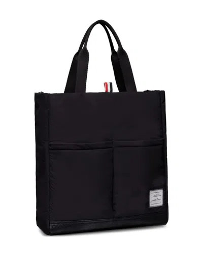 Thom Browne Black Padded Tote Bag