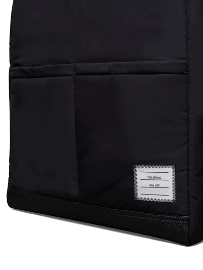 Thom Browne Black Padded Tote Bag