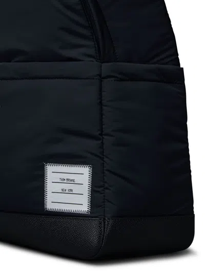 Thom Browne Black Poly Twill Multipocket Backpack