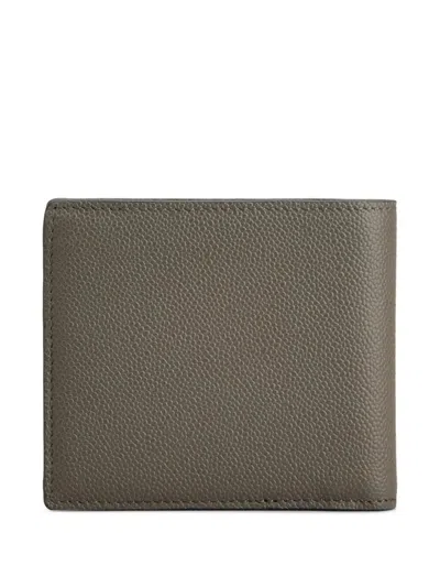 Tod's Textured Finish Modern Design Wallet In Gray