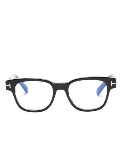 Tom Ford Nero Lucido Acetate Glasses In Black