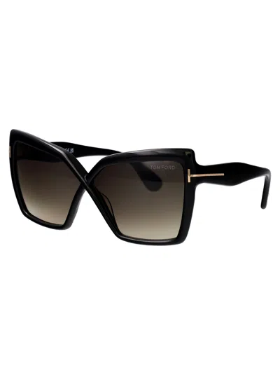 Tom Ford Ft1195/s Sunglasses In Black
