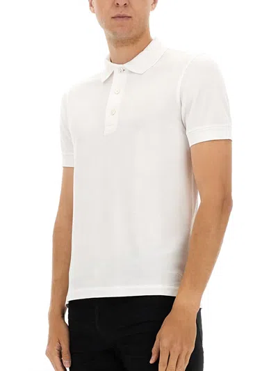 Tom Ford Towelling Polo In White