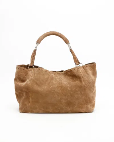 Prada Suede Tote Bag