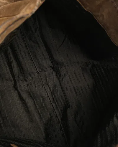 Prada Suede Tote Bag
