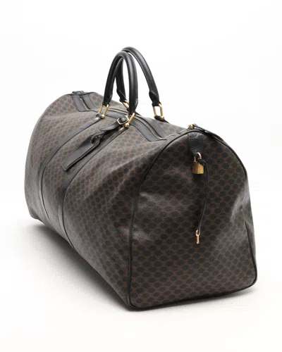 Celine Céline Large Macadam Boston Bag