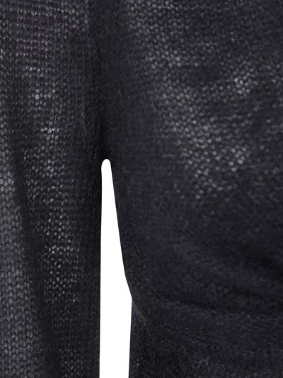 Twinset Twin-set Black Wool-blend Clothing Sweaters In Gray